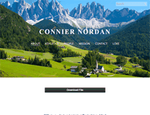 Tablet Screenshot of conniernordan.com